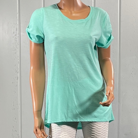 *Zeroxposur Junior's Turquoise Short Sleeve T-Shirt Size L - Picture 10 of 13